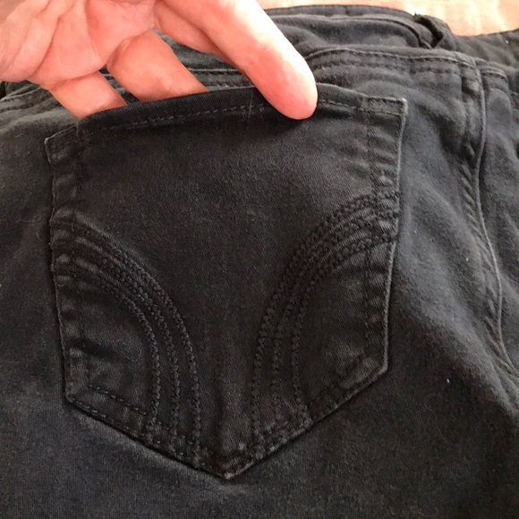 HOLLISTER BOY SHORTS LOW RISE NAVY BLUE SIZE 5 WAIST 27 GOOD CONDITION! - Picture 5 of 5